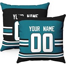 ANTKING San Jose Throw Pillow Personalized Custom Any Name and Number for Men Women Boy Gifts