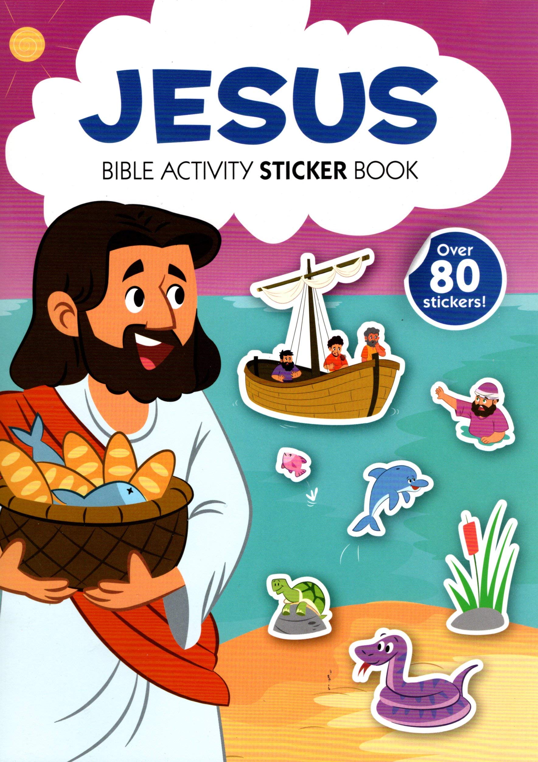 Bible Activity Jesus Sticker Book Over 80 Stickers
