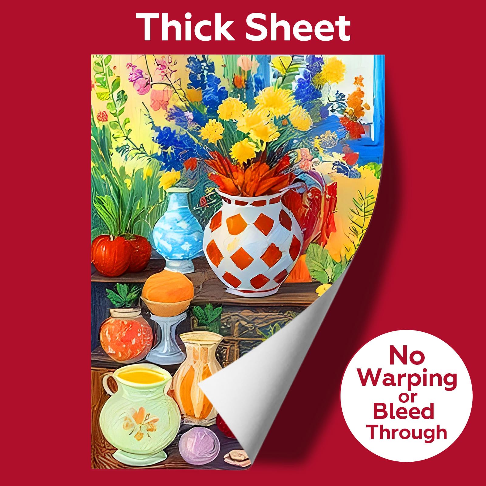 Bulk Watercolor Paper - 100 Sheets 5x7 Inch -6