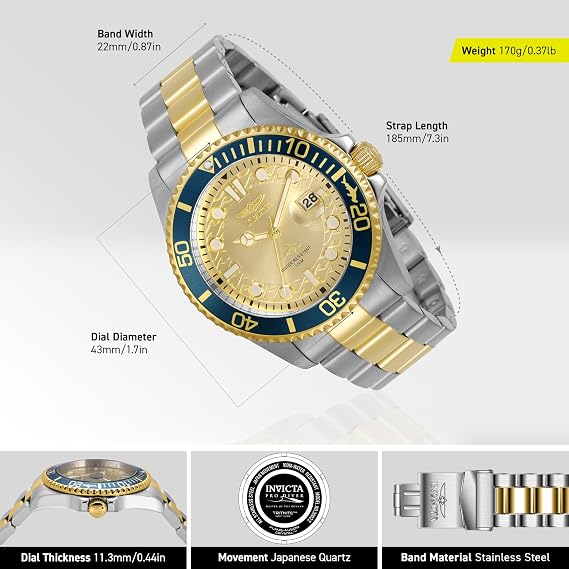 Invicta Men's Pro Diver Quartz Watch