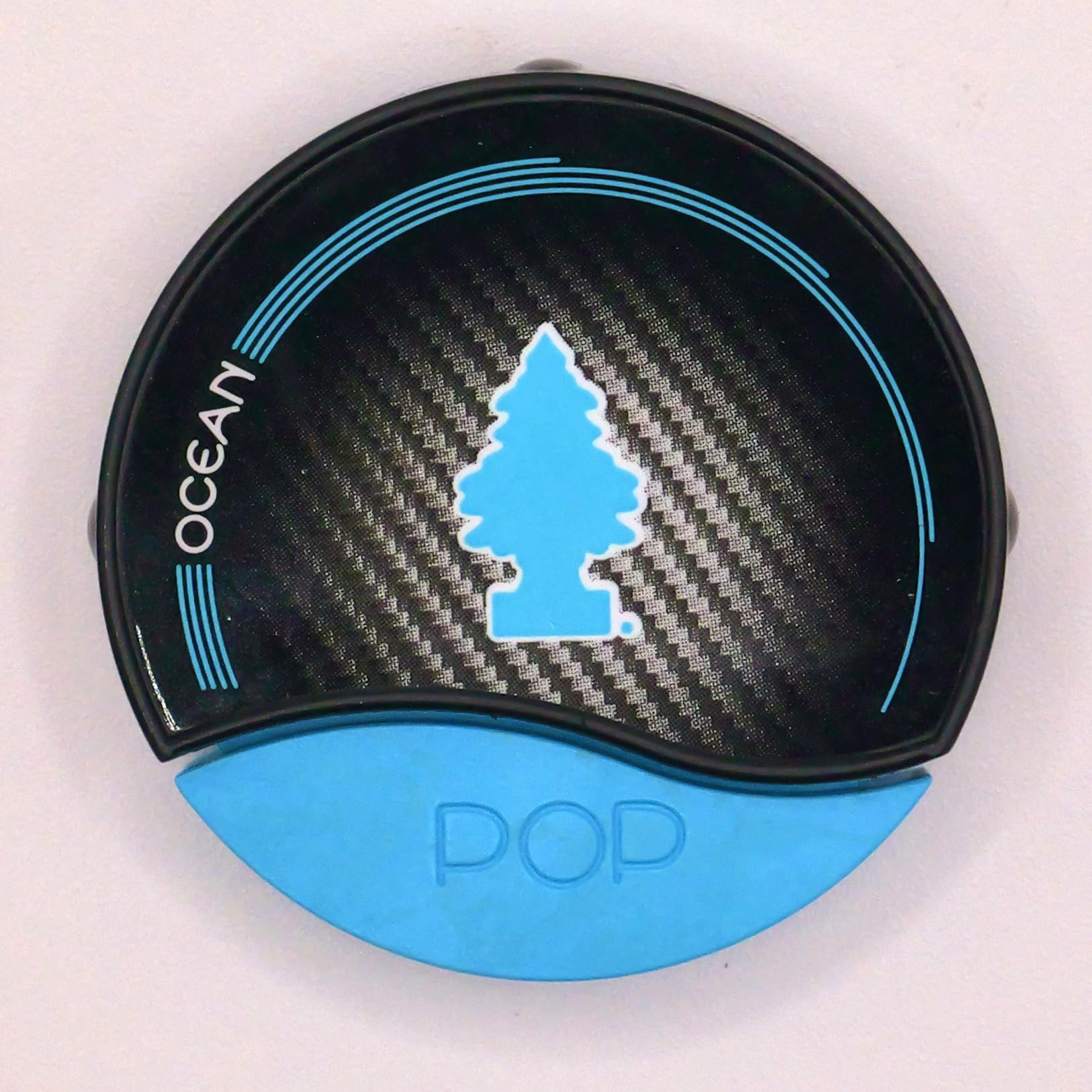 Arbre Magique POP, Profumatore Auto Solido, Fragranza Ocean, Profumazione Delicata e Fresca, Durata Fino a 30 Giorni, Design Italiano, Confezione da 1 Pezzo