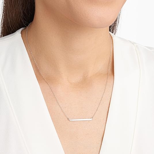 Horizontal Bar Necklace for Women
