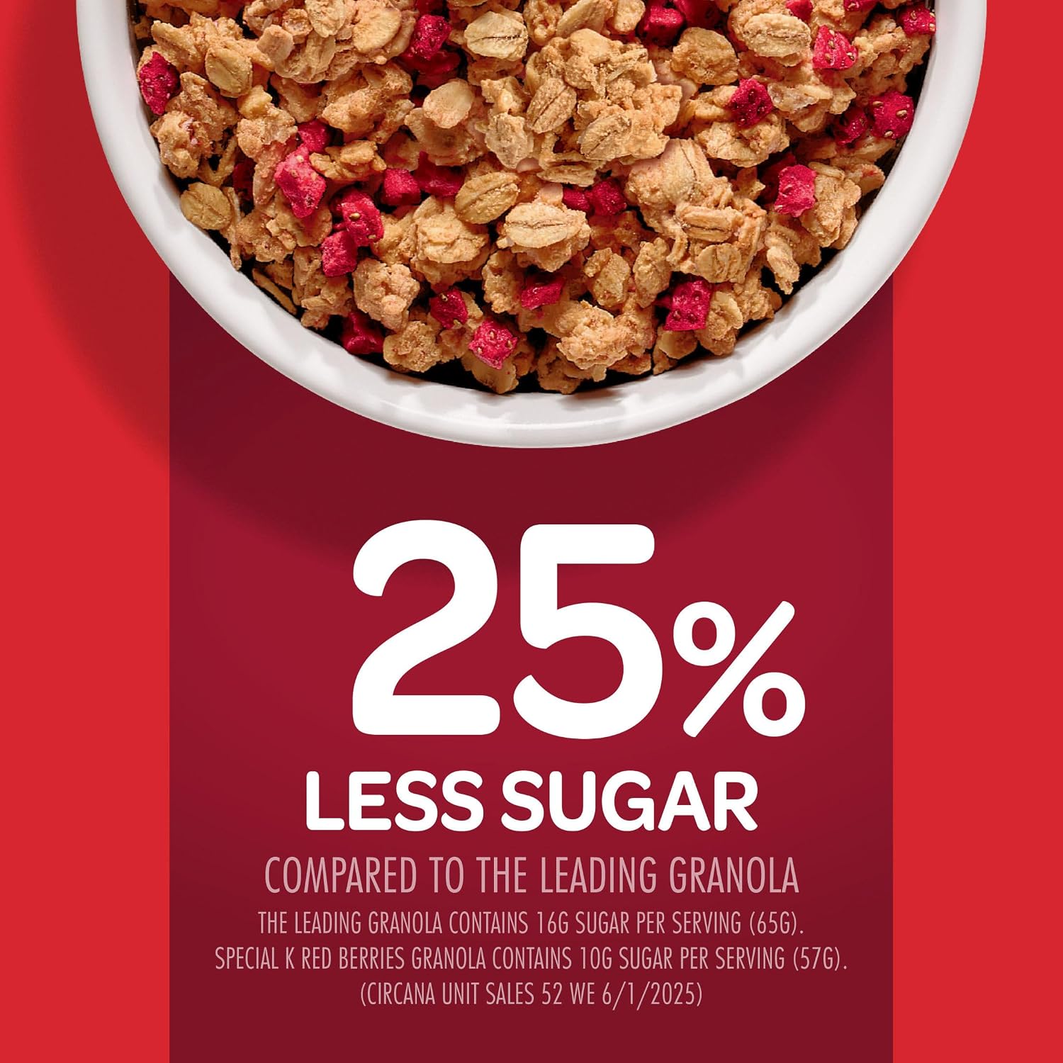 Kellogg’s Special K Granola, Protein Granola, Fiber Snacks, Red Berries, 11oz Bag (1 Bag) (Pack of 2) image 3