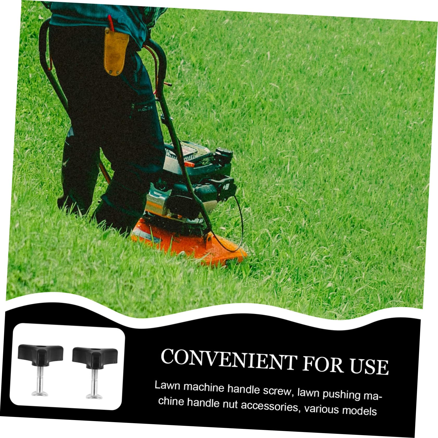 POPETPOP 10sets Mower Handle Replacement Parts Maniglia per Macchine da Giardino Facile Installazione Compatibile con Trimmer e Mower Accessori Pratici per La del Giardino
