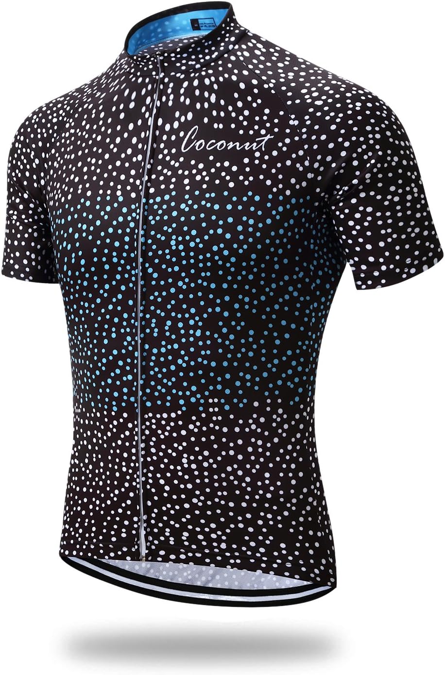 Runmaner Men's Cycling Jersey Short Sleeve Bike Clothing (XXX-Large, Black)