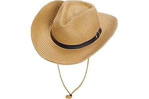 Classic Unisex Straw Cowboy Hat