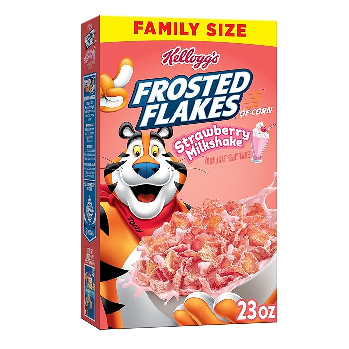 Buy Kellogg's Frosted Flakes Breakfast Cereal, 8 Vitamins and Minerals