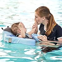 Vista 7 de HECCEI Mambobaby Float con toldo, añade cola más nuevo flotador de edición limitada para bebé