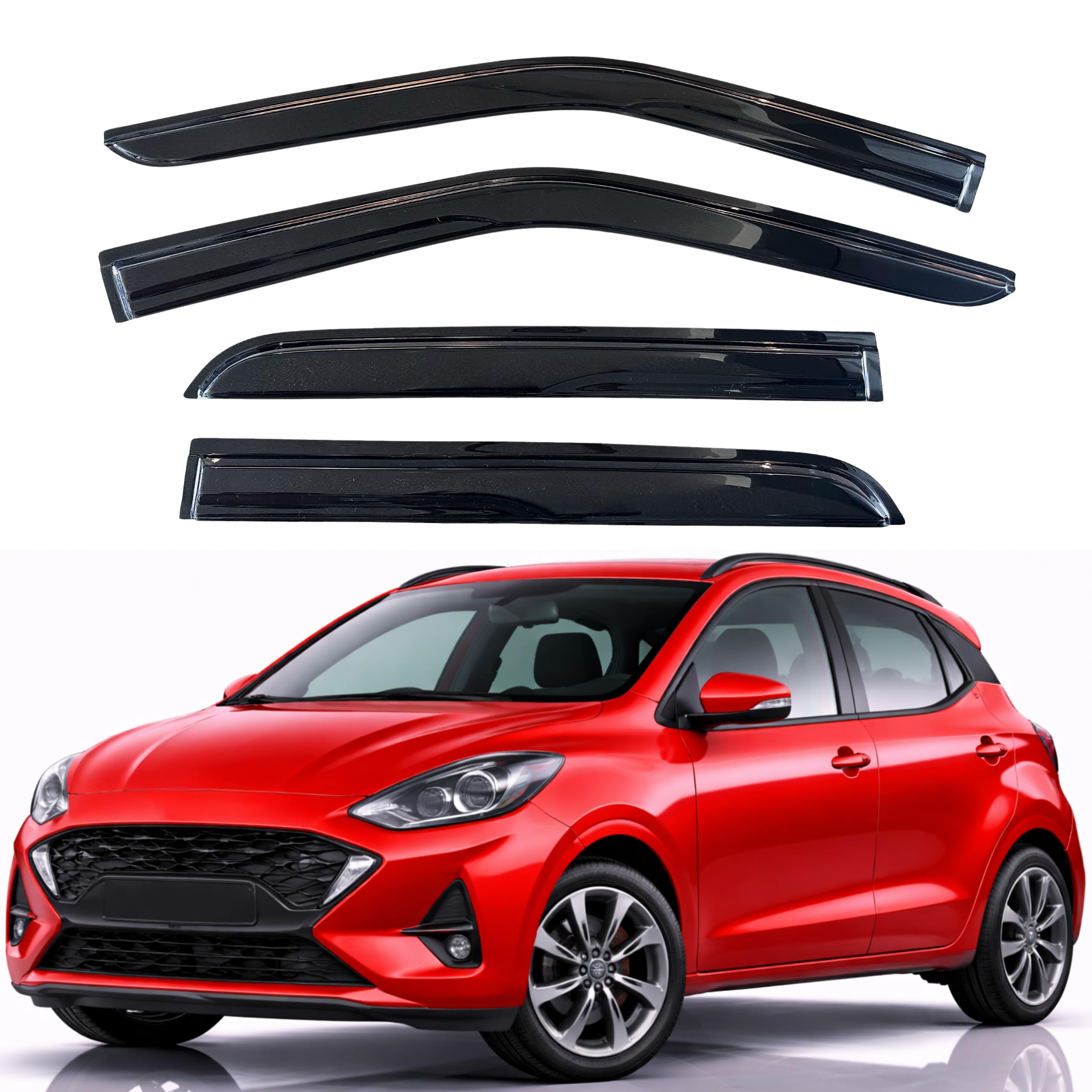 KPY Rain Guards Fit for 2013-2022 Hyundai Grand i10
