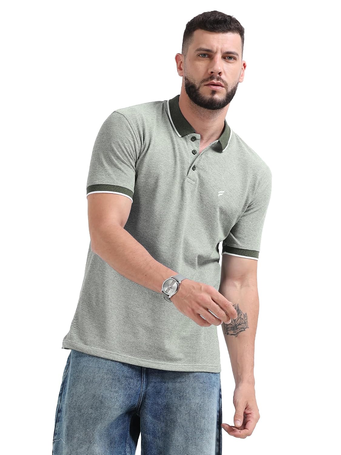 fanideaz Mens Half Sleeve Cotton Bird Eye Textured Branded Polo T-Shirt for Mens Stylish Tshirt for Men Regular fit Half Sleeve Classic Collar Polo Tshirt fanideaz Mens Half Sleeve Cotton Bird Eye Textured Branded Polo T-Shirt for Mens Stylish Tshirt for Men Regular fit Half Sleeve Classic Collar Polo Tshirt