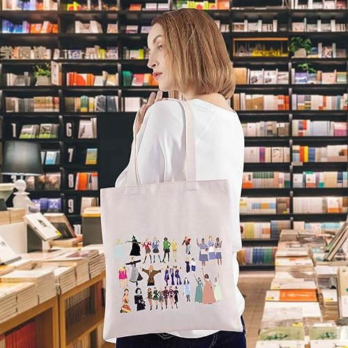 Miniatura 3 de BWWKTOP Bolsa de lona de personaje musical de Broadway, regalo para fanáticos del teatro de Broadway, mercancía musical de Broadway