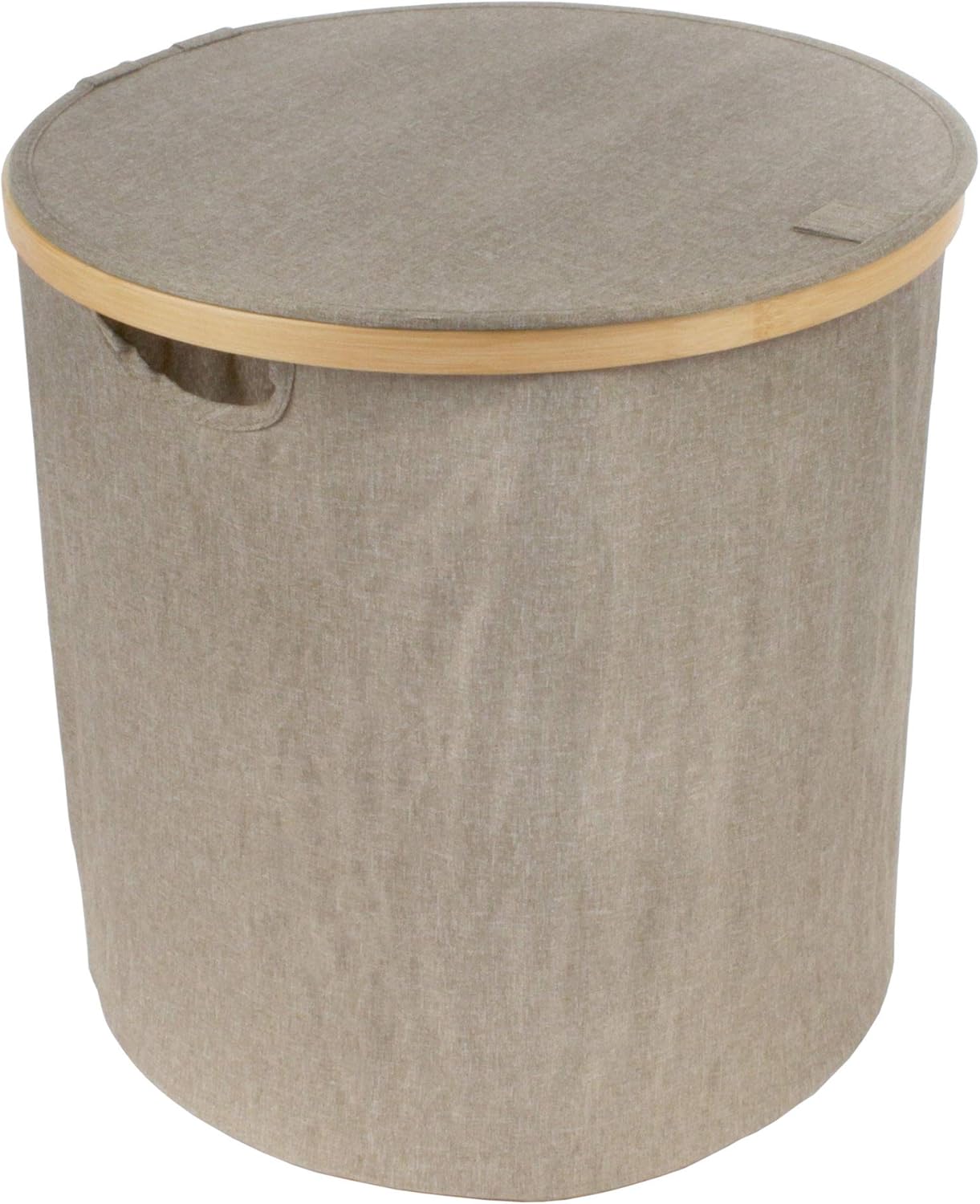 Foldable Bamboo Laundry Hamper with Lid Decor Essentials