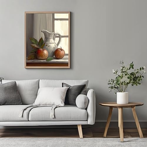 Miniatura 4 de Posterizer 1 pieza  estilo de pintura vintage de escena rústica de arreglos frutales 6  Regalo de arte de cocina y bar para hombres, mujeres,