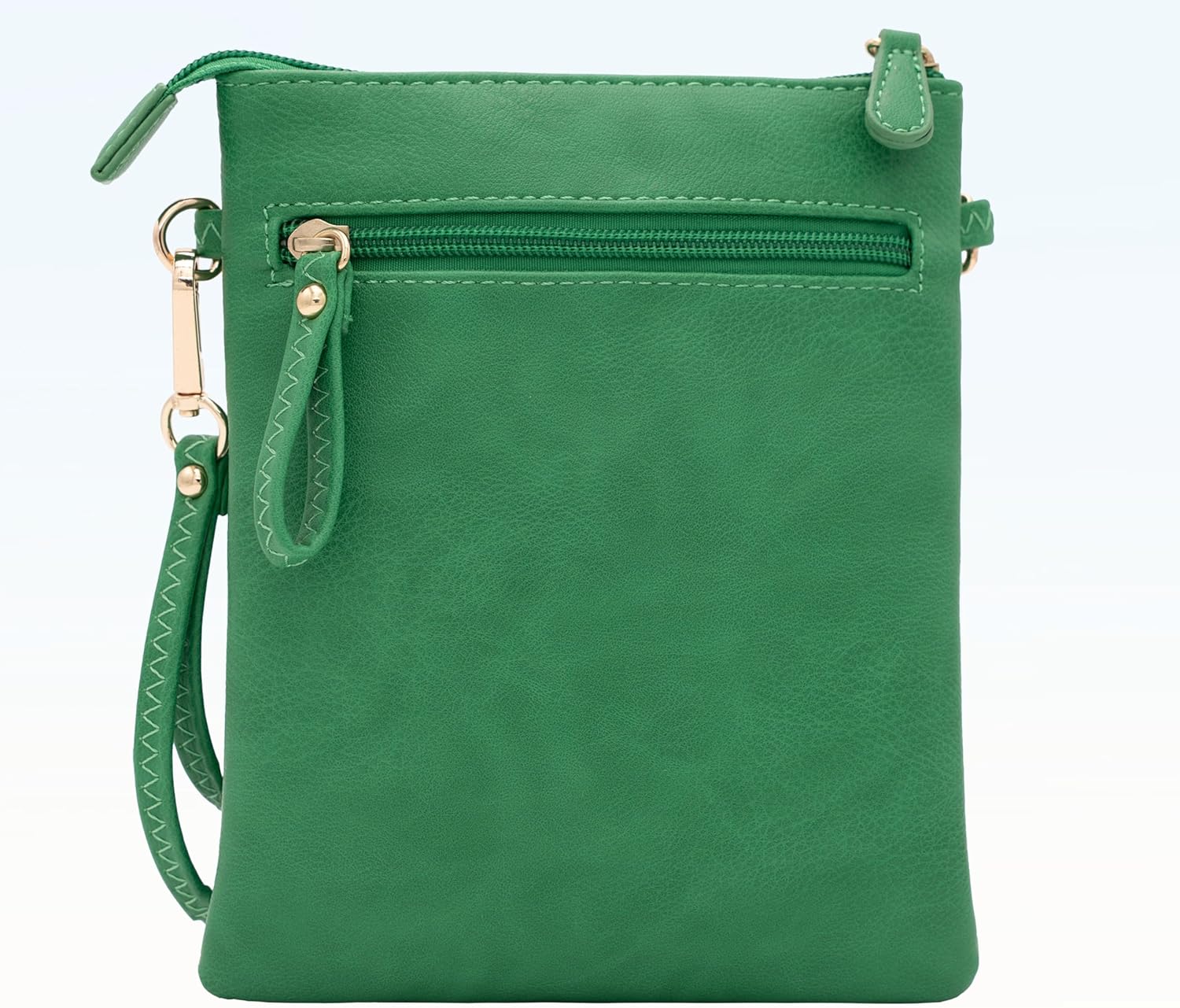 Solene Small Crossbody Bag for Women, Multi Zip Pockets with Detachable Wristlet, Lightweight Travel Purse, Cell Phone Pouch - Image 3