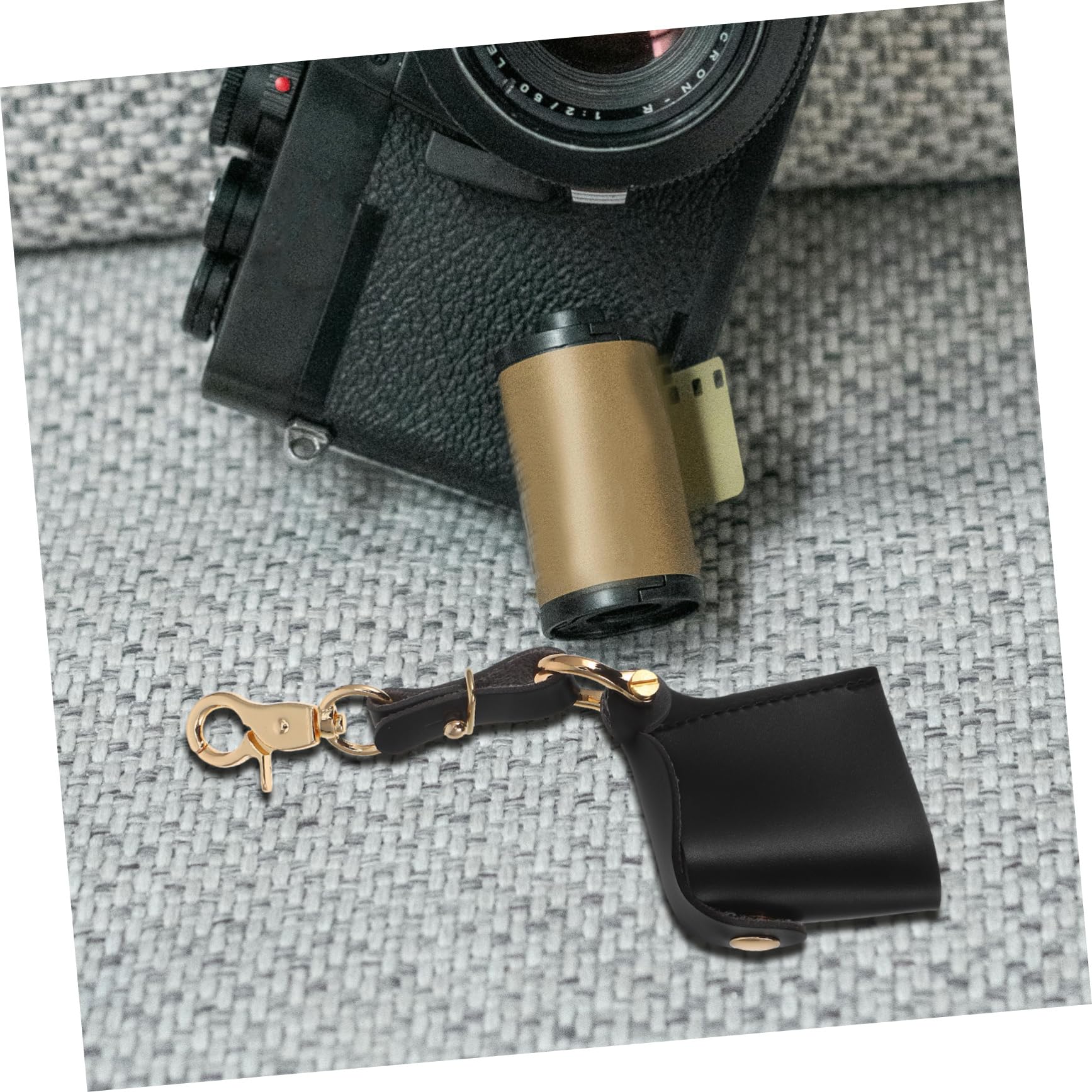 Holibanna Custodia Portatile per Rullini Fotografici PU con Portachiavi Organizzatore per per Uso e Fotografia All