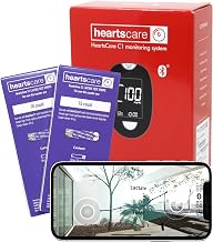 HeartsCare Lactate Testing kit - 20 Strips and 1 Meter - 5 sec Testing time