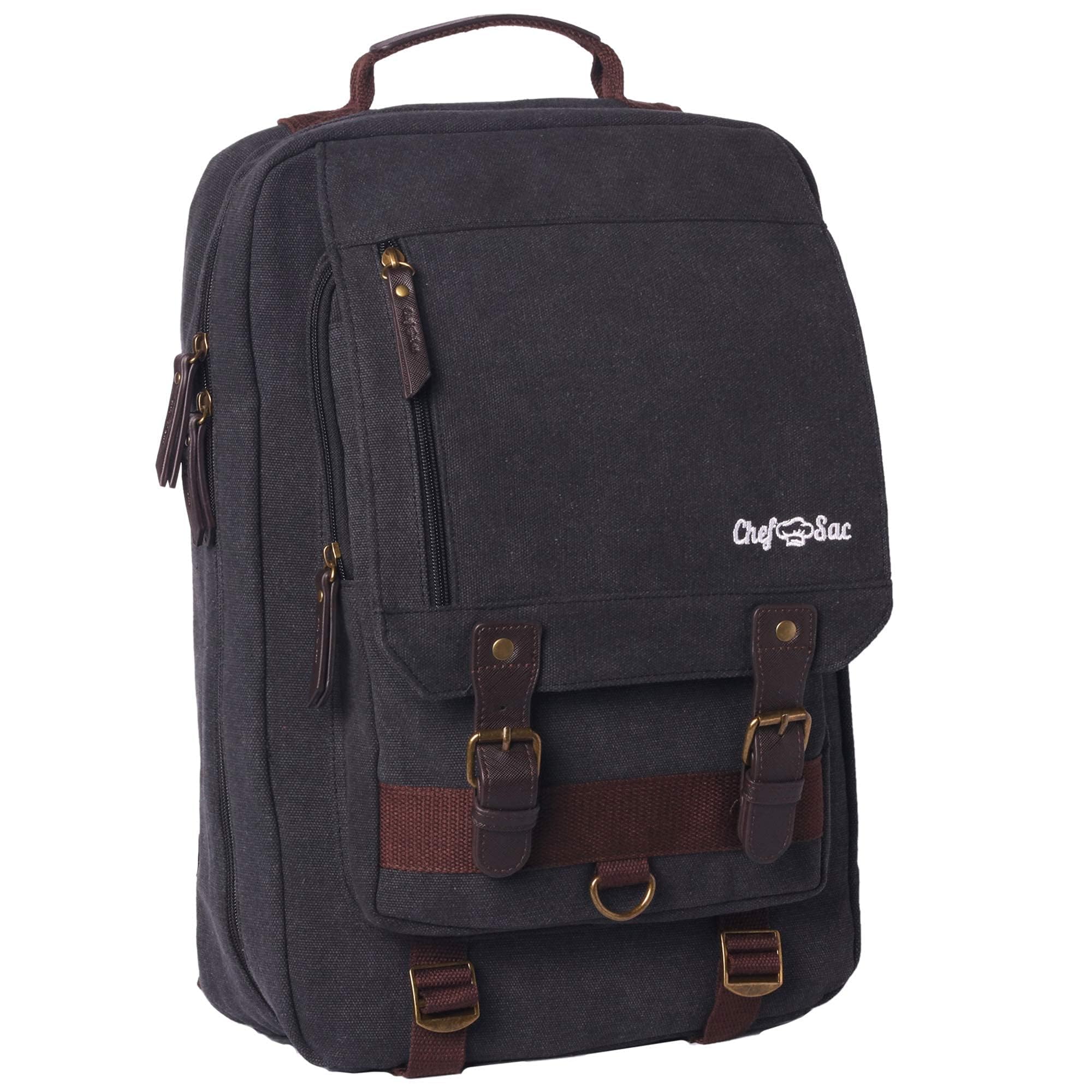 Retro Backpack | 20+ Slots for Knives & Tools | Sturdy Knife Bags For Chefs & Culinary Work