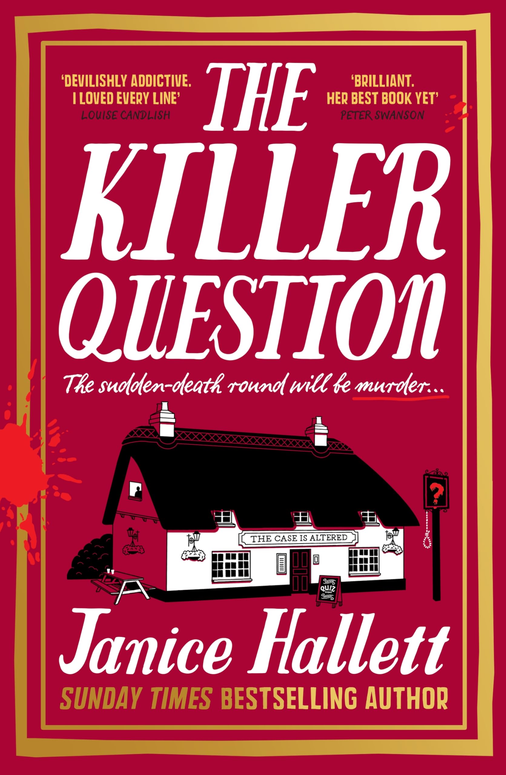 The Killer Question by Janice Hallett SIGNED LINED & DATED 2025 UK 1/1 HB Viper