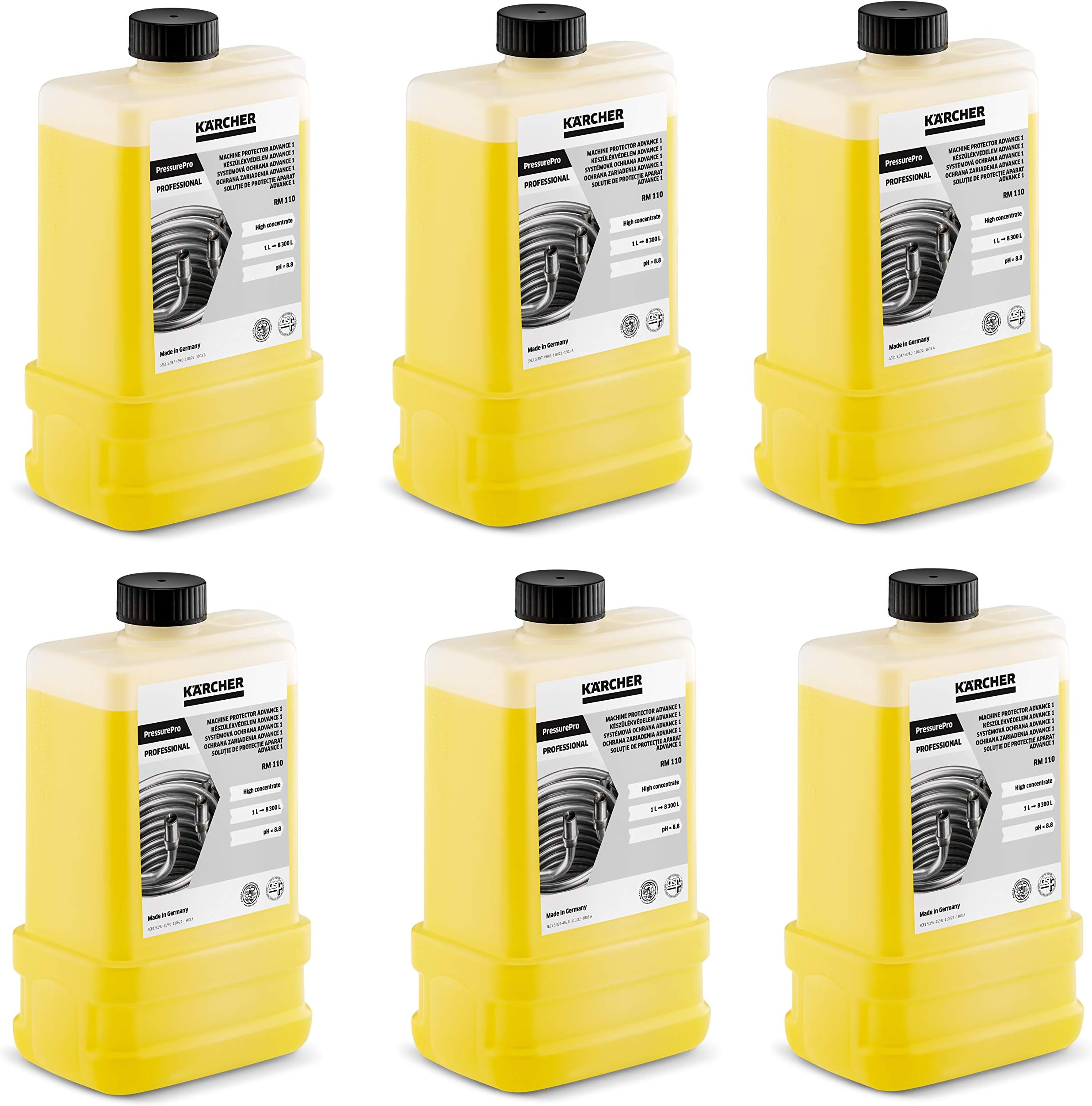 6x1 Liter Enthärter Kärcher RM110 Wasserenthärter 6x1 Liter Für
