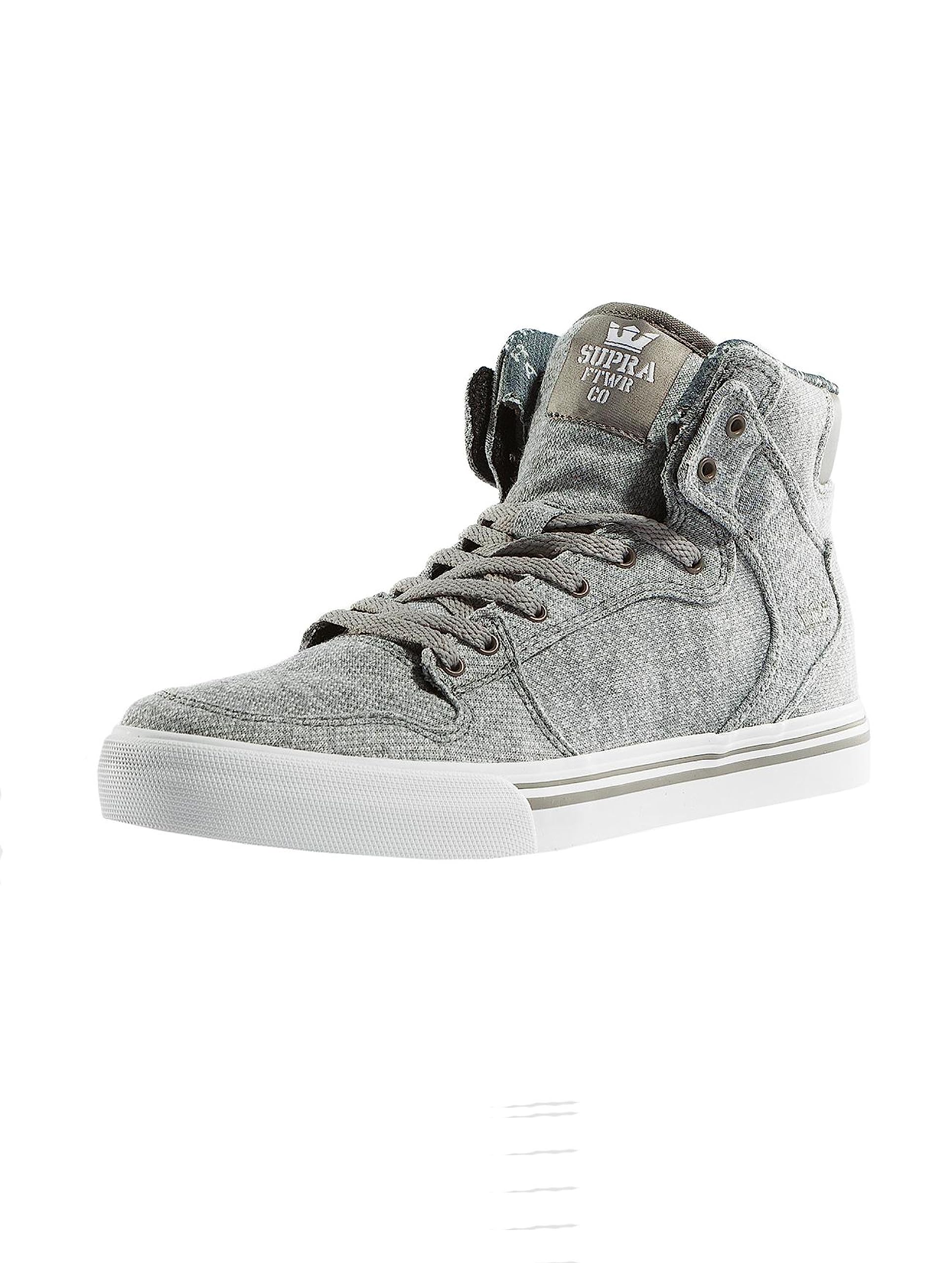 Chaussures Skate Supra Vaider LC – Gris/gris Cuir – Taille US 8 – Neuves Avec étiquettes
