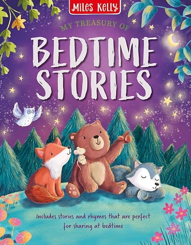 My Treasury of Bedtime Stories: A captivating, gorgeously illustrated collection of bedtime stories and nursery rhymes to read with children aged 5 and above.