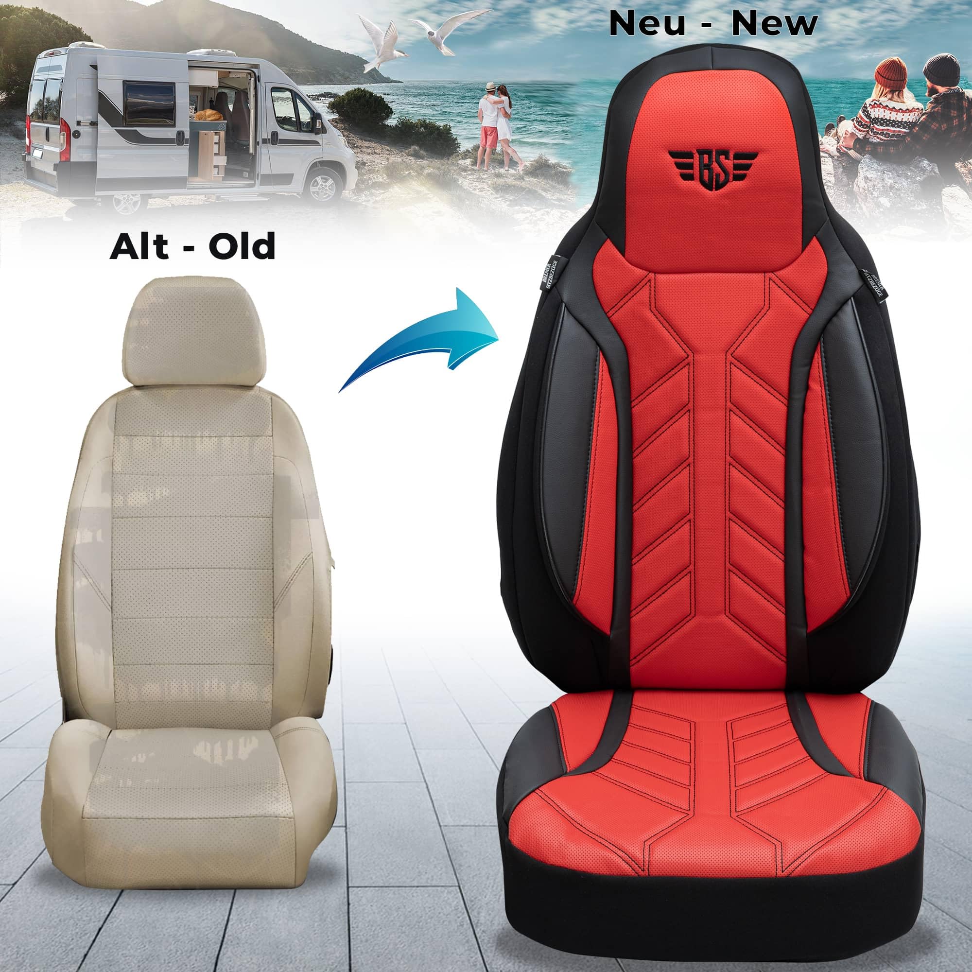 BREMER SITZBEZÜGE Housses de siège pour Camping-Car Challenger Mageo DPL502
