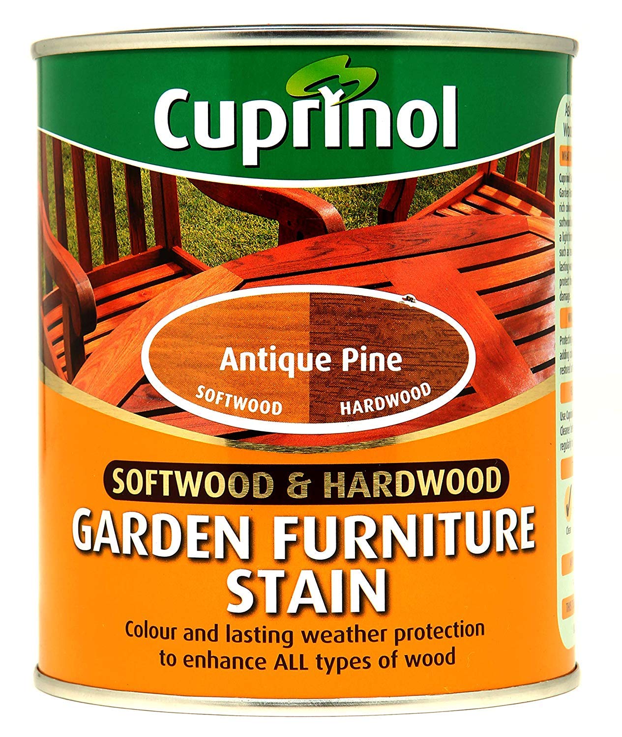 2 x Garden Furniture Stain Exterior Woodcare, Antique Pine