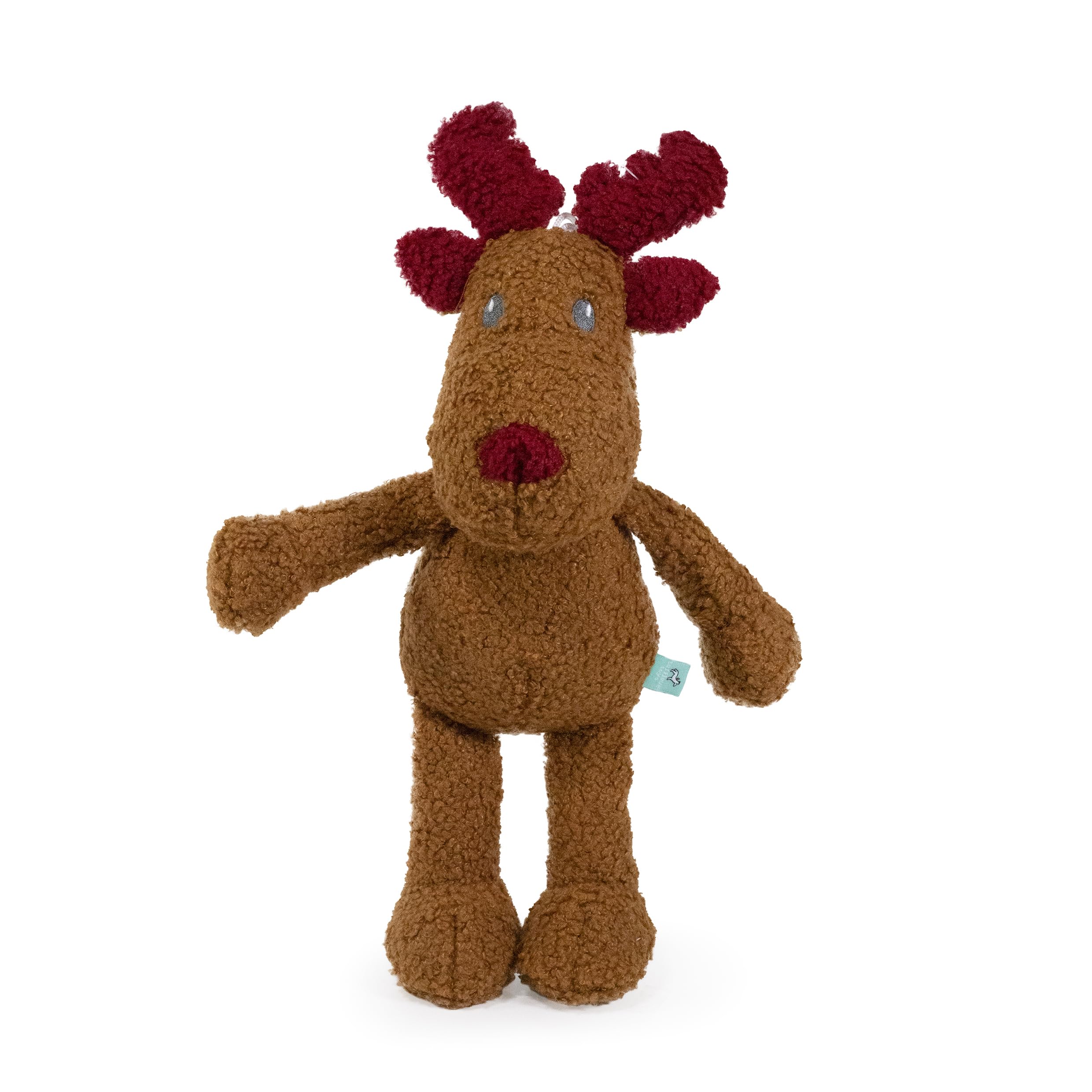Tufflove Luxury Plush Reindeer Toy for Dogs, Medium, Tough Dog Toy, for Medium to Large Dogs, Brown โ image 1