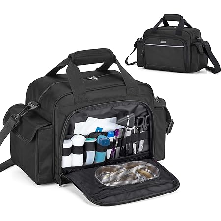 Borsa Medica A Rotelle Trunab - Con Carrello Staccabile, Divisori Rimovibili, Per Infermieri E EMS - Foto 5