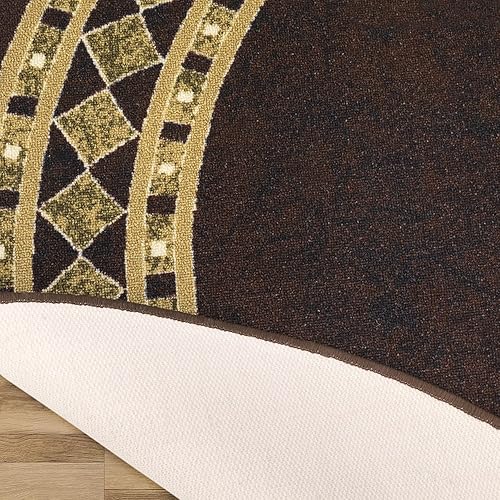 Miniatura 339 de Antep Rugs Alfombras modernas con bordes de 2 x 7 pies antideslizantes (antideslizante) de perfil bajo con parte trasera de goma para interiores