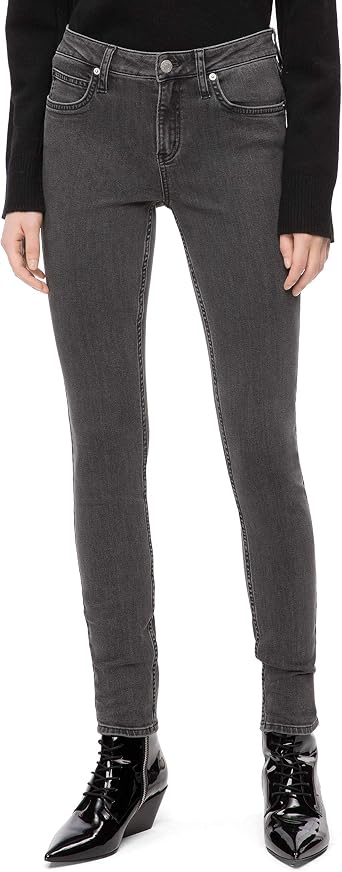 Calvin Klein Women's Mid Rise Super Skinny Fit Jeans : Clothing, Shoes \u0026  Jewelry
