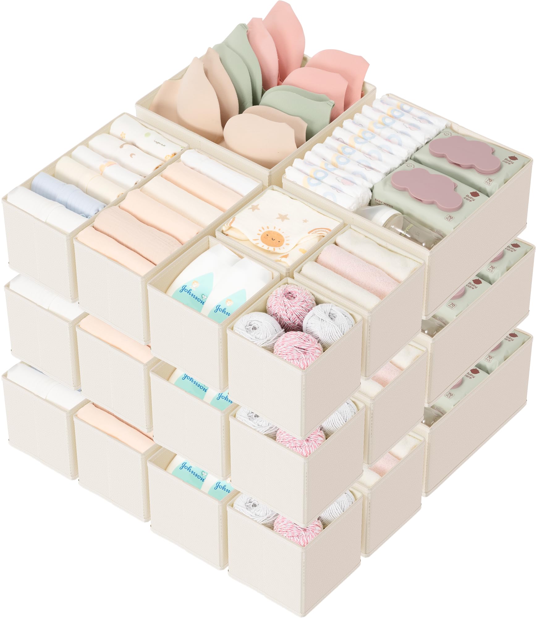 Amazon.com: Criusia Drawer Organizer 18-Piece Set, Dresser