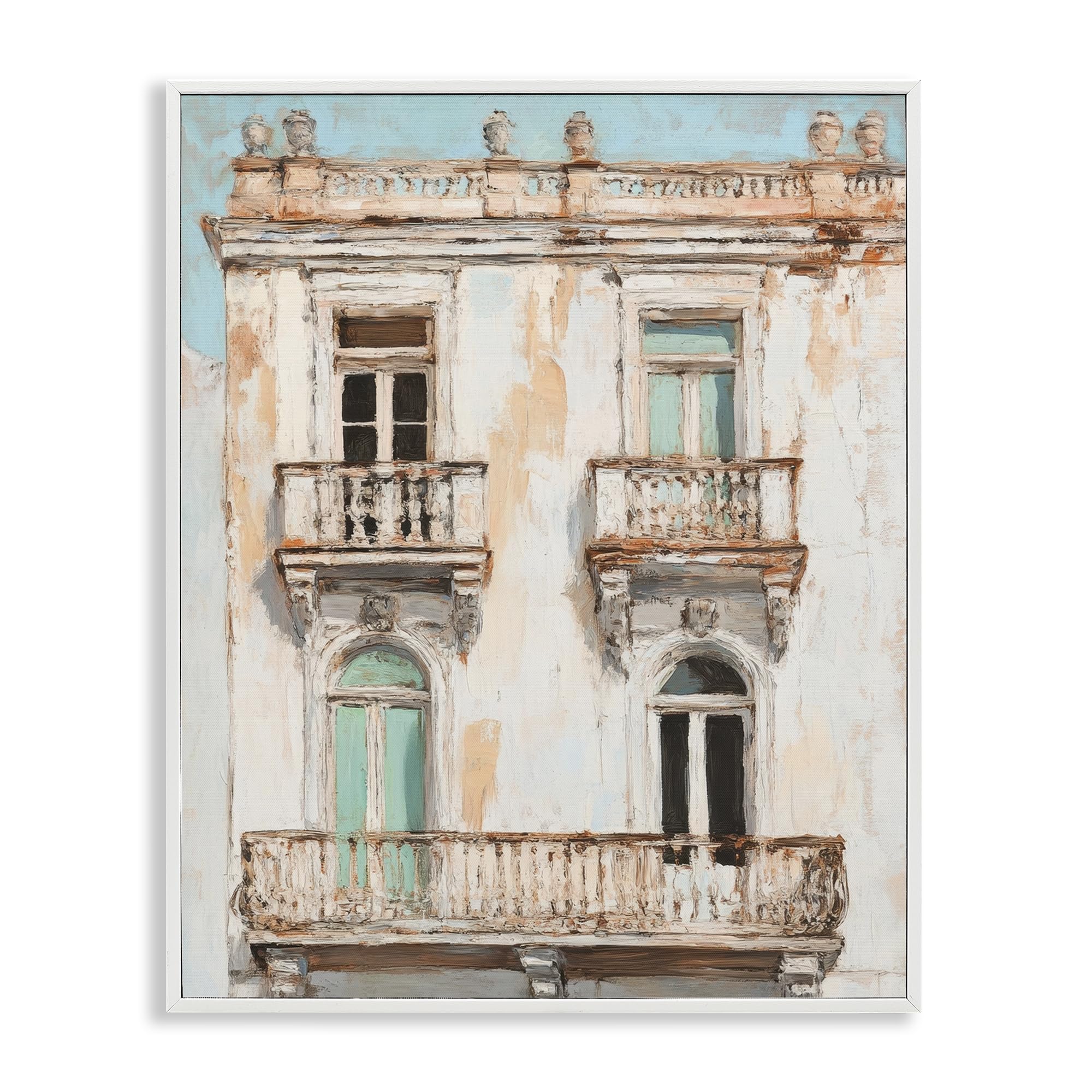 Cadre photo Petal Prints Stupell Industries blanc insuffle douceur poetique chez vous