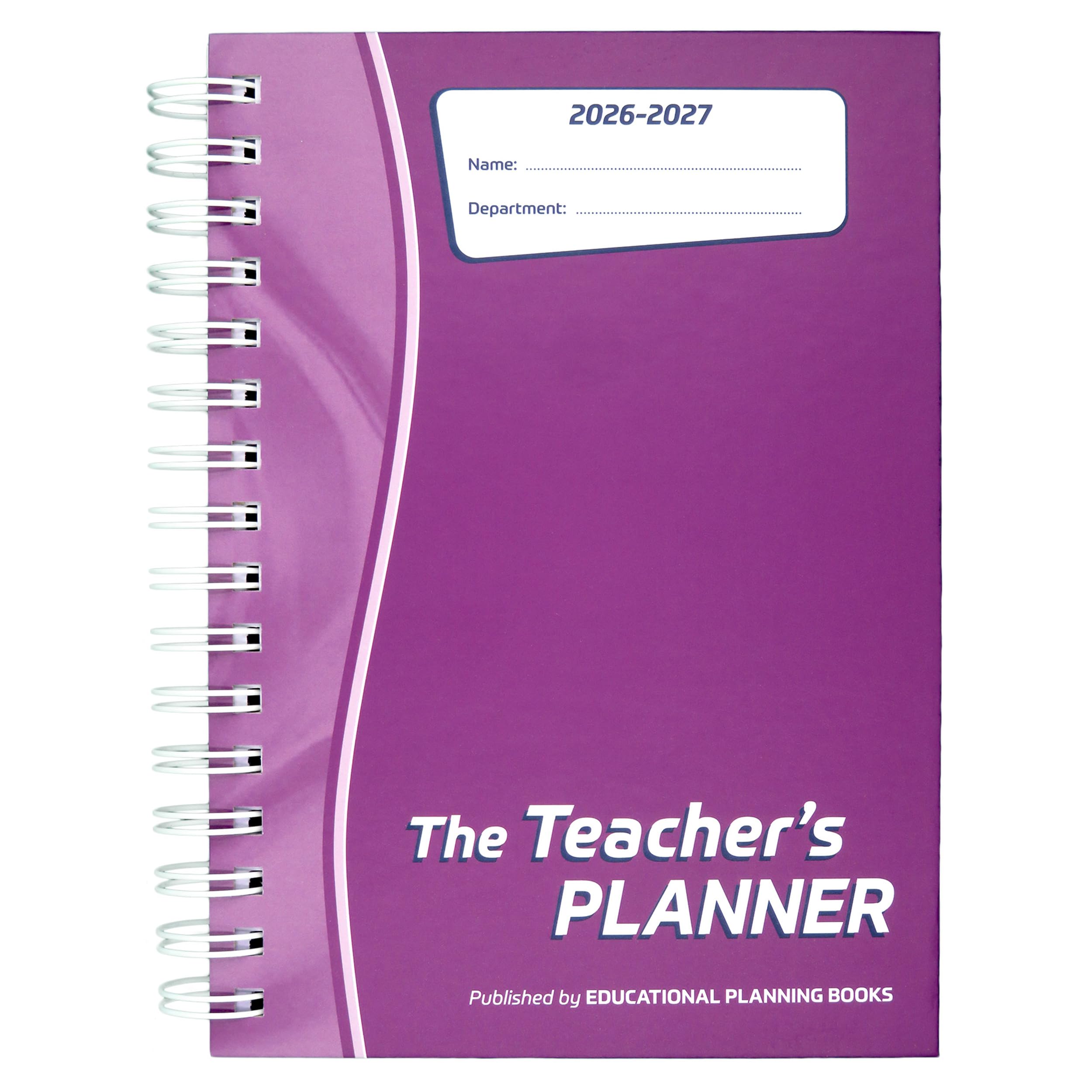 The Teachers Planner 2026-2027 for Secondary School – A5 – Six Period Day – Page-a-Day & Undated, with Dedicated Pages for Year Planning, Exams, Marking and more (TP9-P)