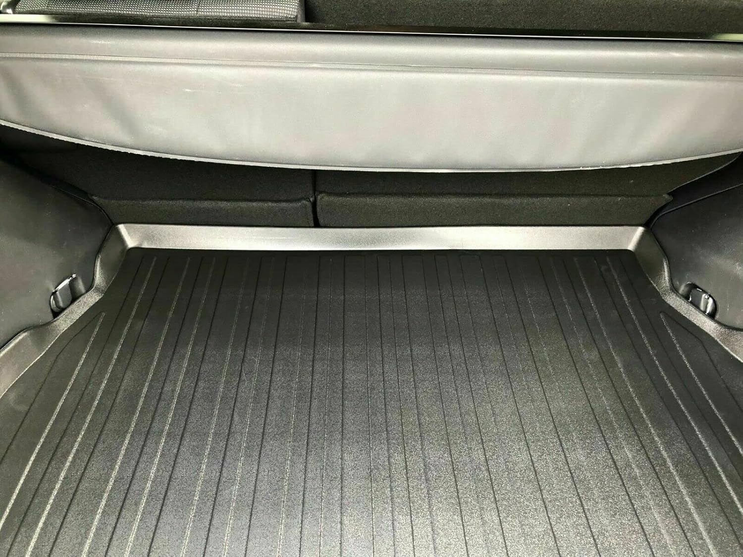 Cargo Liner - Trunk Mat for Toyota RAV4 2019-2025 – Weather-Resistant Trunk Mats for Cars with Raised Lip – Non-Slip Car Trunk Mat Rubber – Easy to Install – Laser Pre-Cut Design