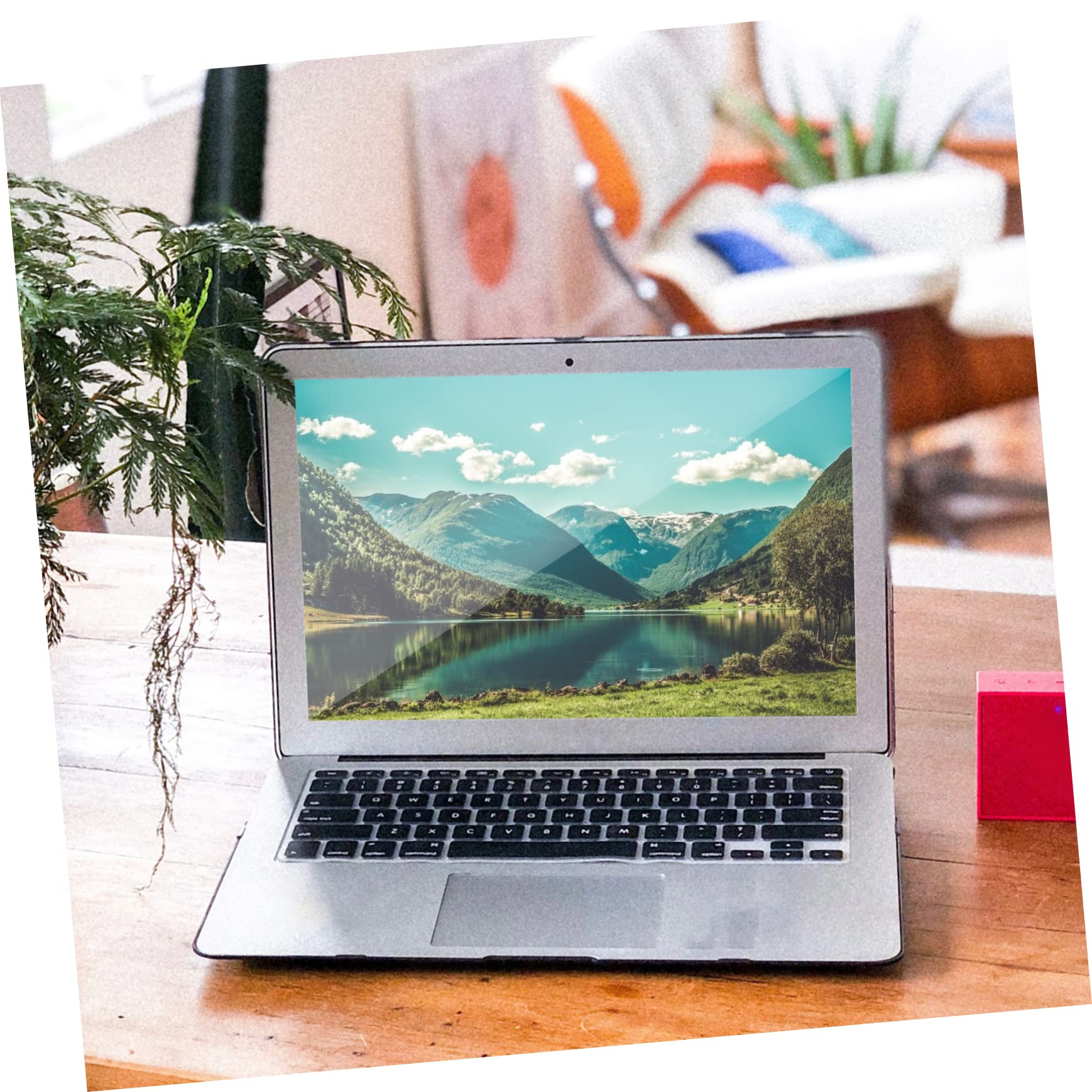 4 Pezzi Pellicola Protettiva per Laptop Luce Blu Film Pet Facile Applicare Resistente AI Uv Installazione Compatibile con Laptop Rimuovibile e