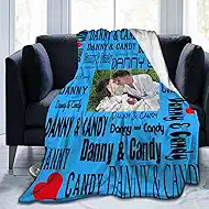 Personalized Photo Valentine Throw Blanket for Couples, Customized Women Fleece Blanket with Name and Photo, Anniversary Wedding Gift for Her, Girlfriend, Wife and Family