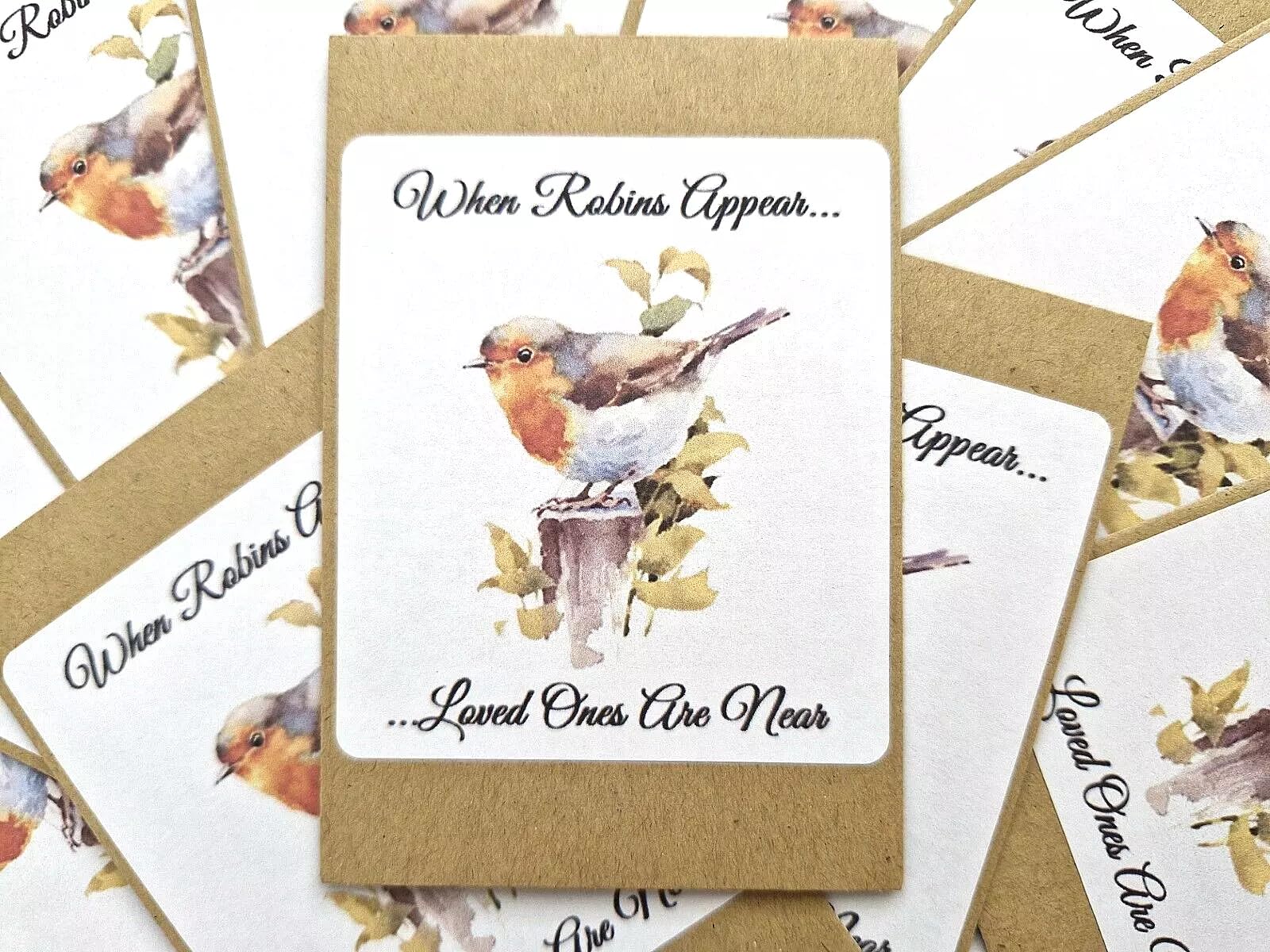 Funeral Favours Robins Appear Forget Me Not Seeds Remembrance Packs R2 (36)