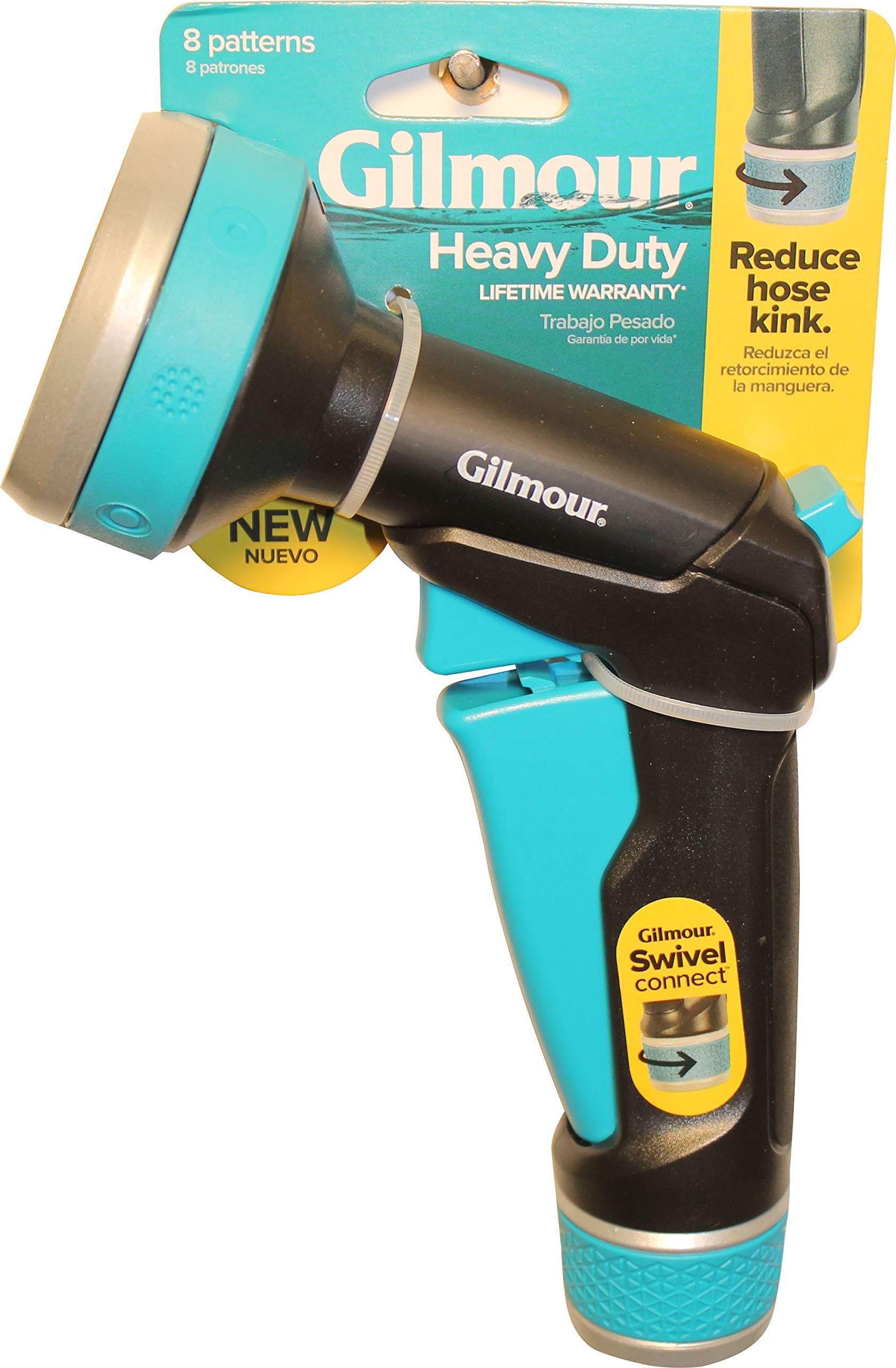 Gilmour Swivel Connect 8 pattern Metal Nozzle