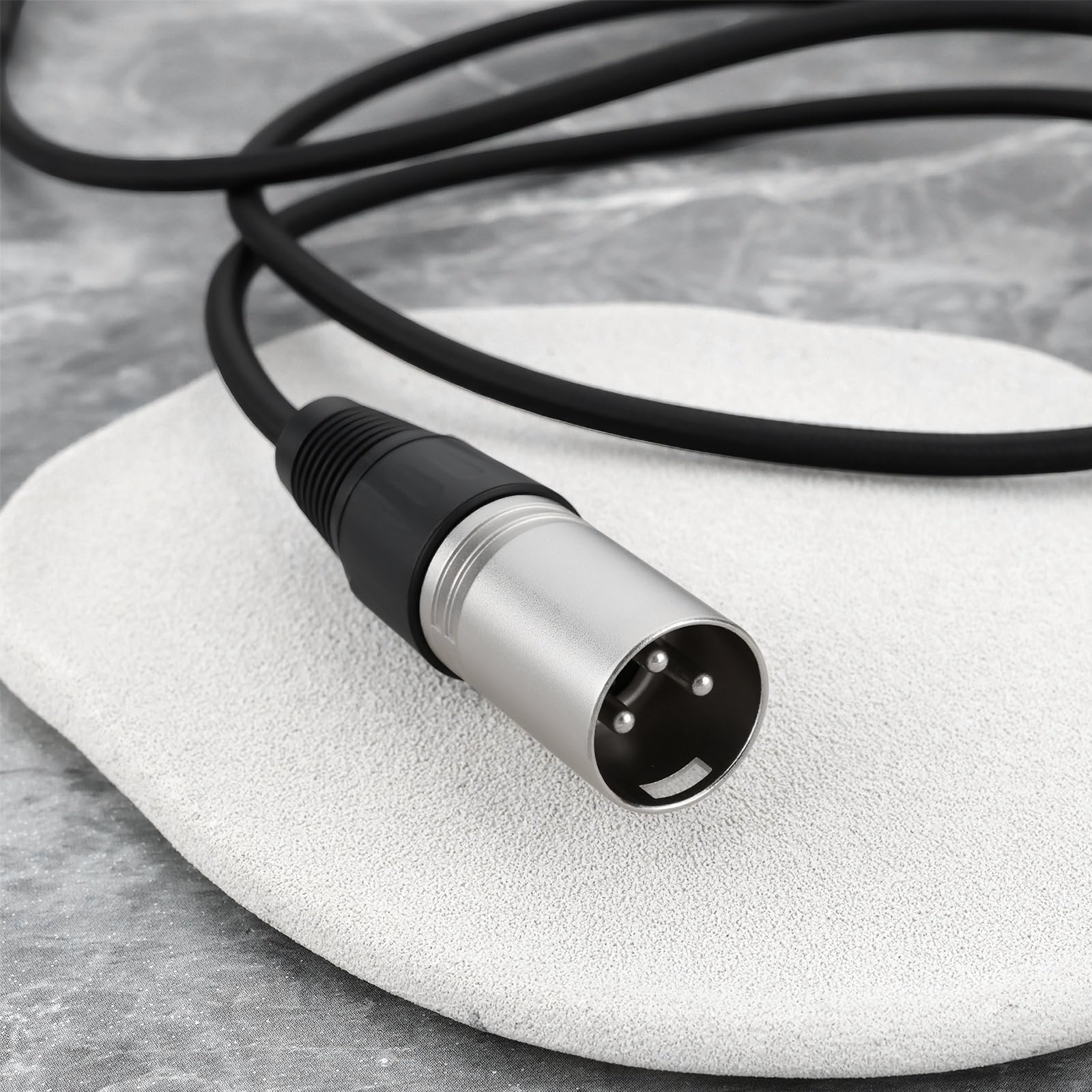 Męski kabel wyjściowy USB C na XLR, 16 bitów/44,1 kHz, do wzmacniacza, głośnika, konsoli, miksera (1 m)