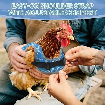 Chicken Saddles for Hens, Chicken Aprons for Hens with Adjustable Straps, Hen Saddle for Chickens