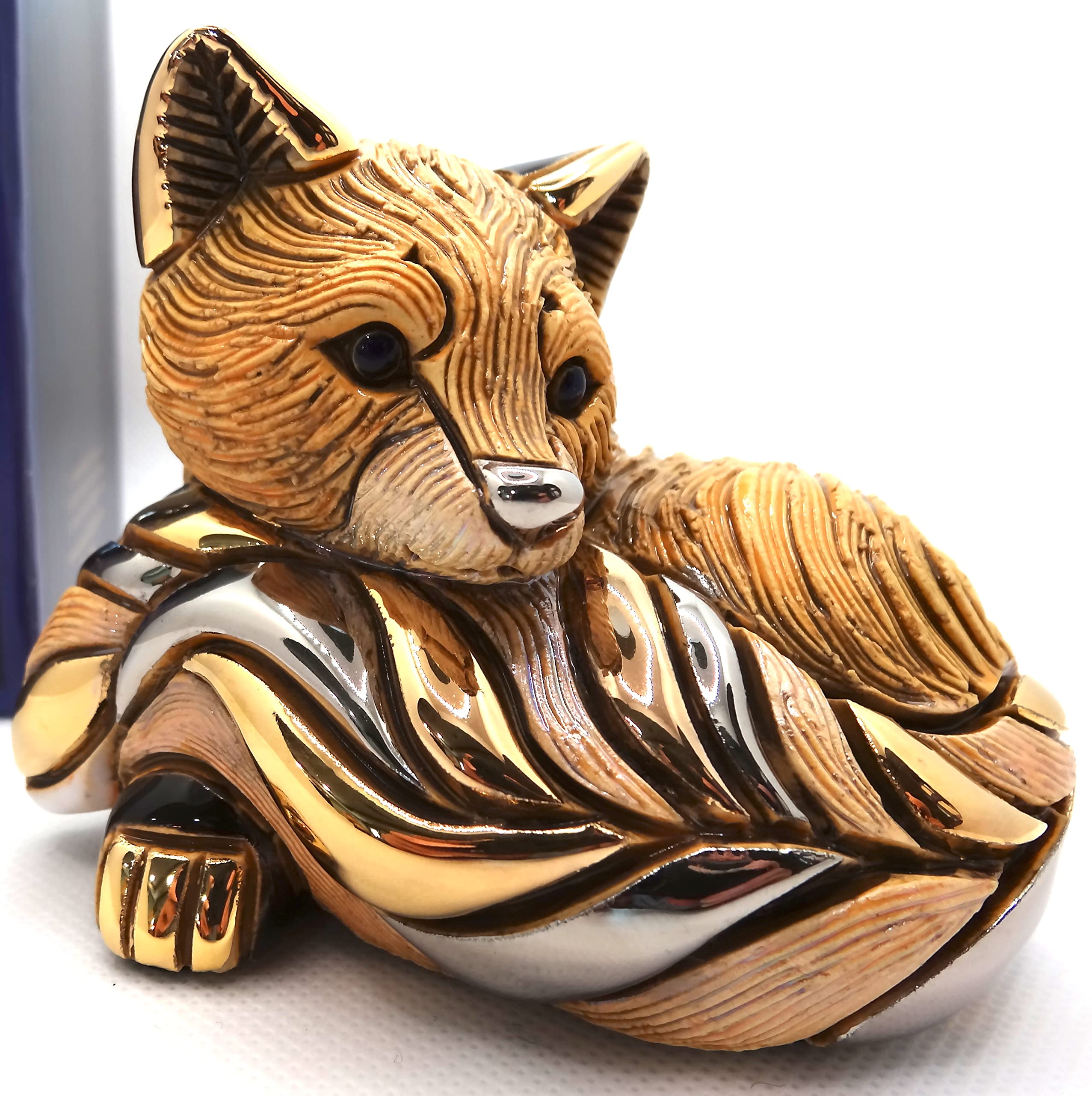 Amazon.co.jp: ハンドメイド彫刻セラミックキツネの置物 - De Rosa