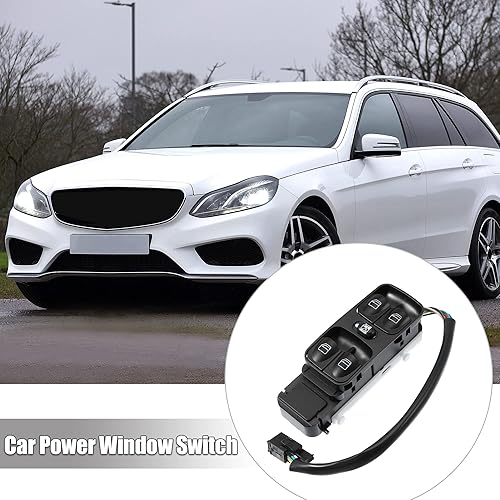 Miniatura 6 de X AUTOHAUX A4638202210 Interruptor de ventana eléctrica principal del coche lado del conductor delantero para Mercedes-Benz G500 2002-2008 G550