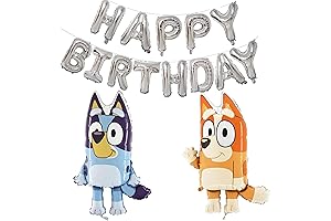 Toyland® Bluey & Bingo Balloon Pack: Festive Party Decoration for Kids' Birthdays