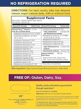 Renew Life Ultimate Flora Probiotics for Women 50+ 70 Billion CFU