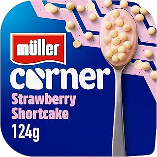 Corner Delicious Creamy Yogurt Strawberry Shortcake, 124g