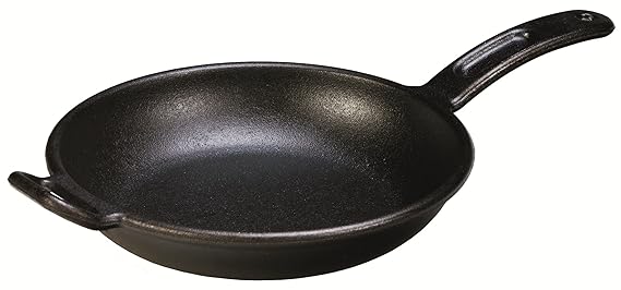 Lodge Pro-Logic Seasoned Cast Iron Skillet - 10 Inch Modern Design Cast Iron Frying Pan with Assist Handle (Made in USA)