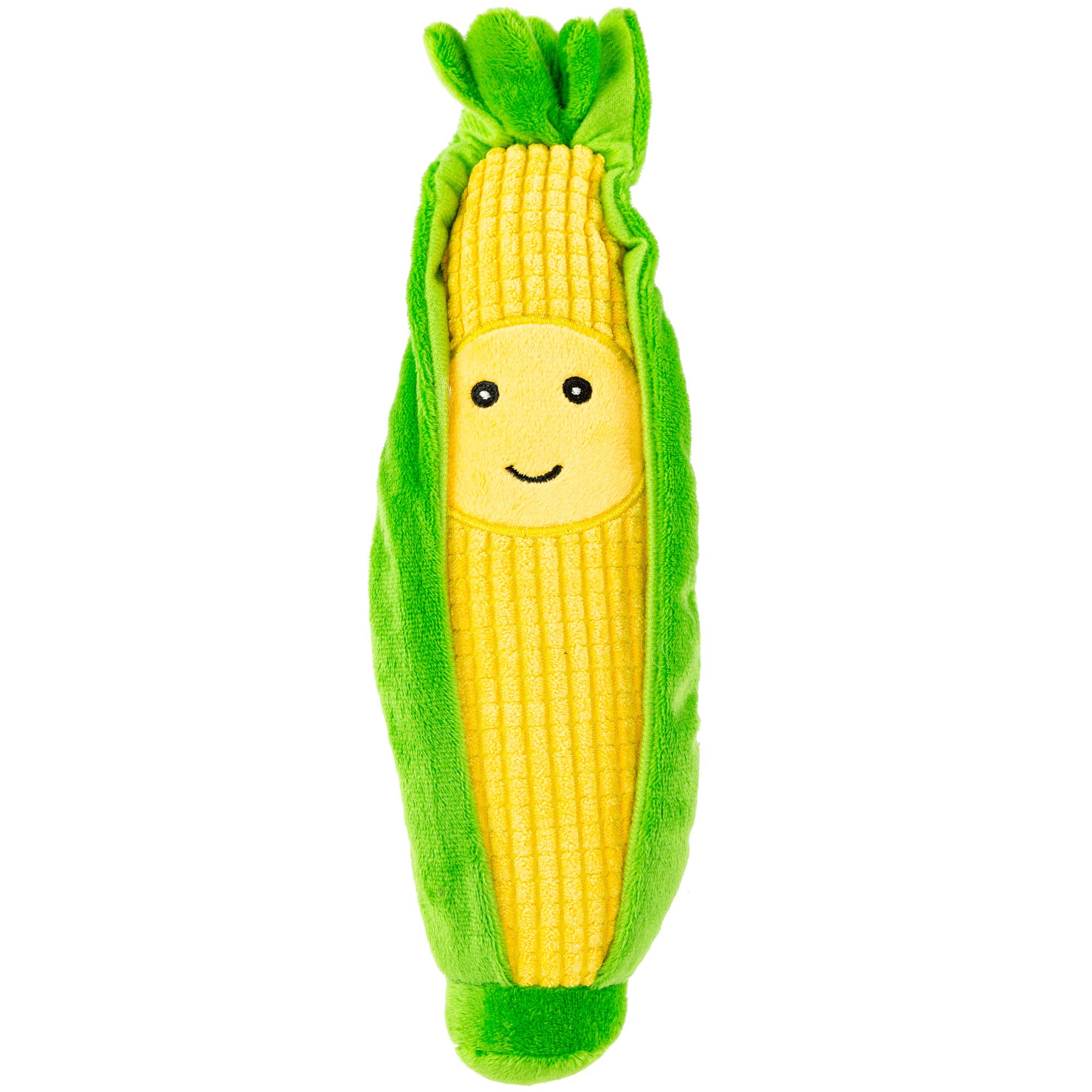 Giftable World Pet Plush Pet Toy Fruits, Cupcakes, Ice Creams, Mug with Squeaker Dog Chew Toy (12" Maize)