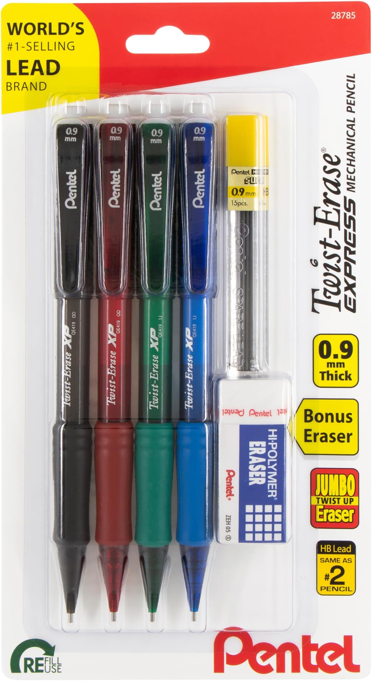 Pentel Twist-Erase III 0.7mm Premium Mechanical Pencil Set - Shop Pencils At H-E-B - View #4