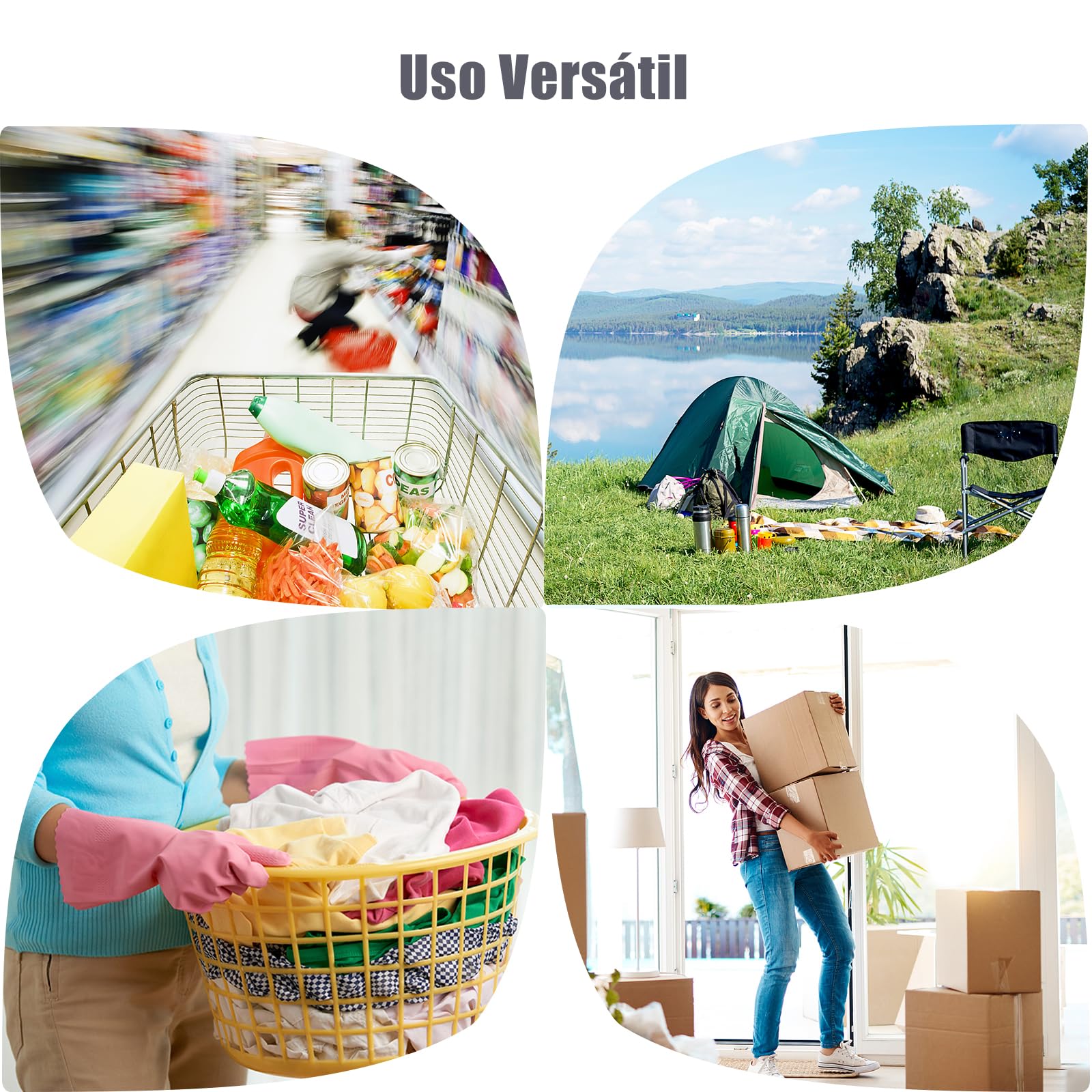 SOARS Carro de la Compra de Tela Oxford 90 L, Carro Compra 4 Ruedas Flexibles, Forro Extraíble e Impermeable, Carretilla Plegable para Supermercados, Ferias y Puestos de Venta (Negro)